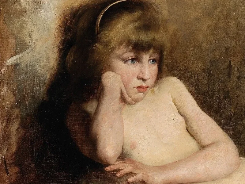 1855-Gyula Stetka - Persa nei pensieri